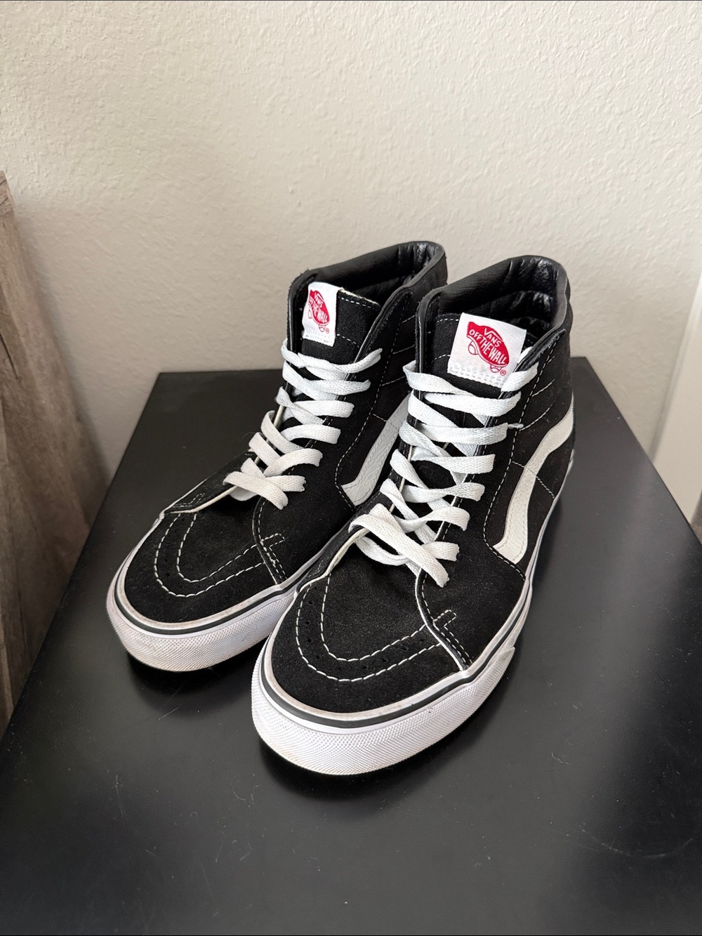 VANS SK8-HI SHOE BLACK/WHITE